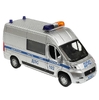 Модель металлическая свет-звук FIAT DUCATO ПОЛИЦИЯ 14 см