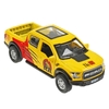 Модель металлическая FORD F150 RAPTOR ДИНОЗАВРЫ 12 см  желтый