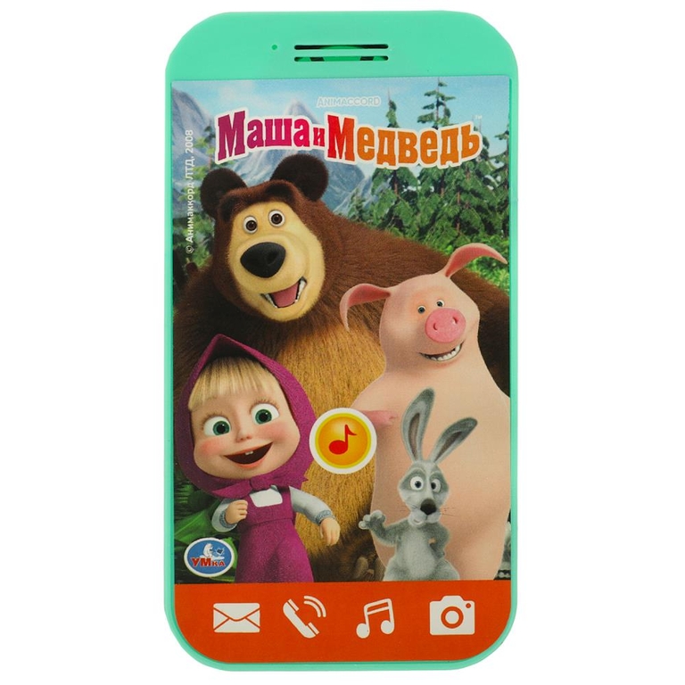 Мини-телефончик Маша и медведь Маша и Медведь 15 песен и звуков