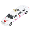 Модель металлическая свет-звук лимузин свадебный 17 см