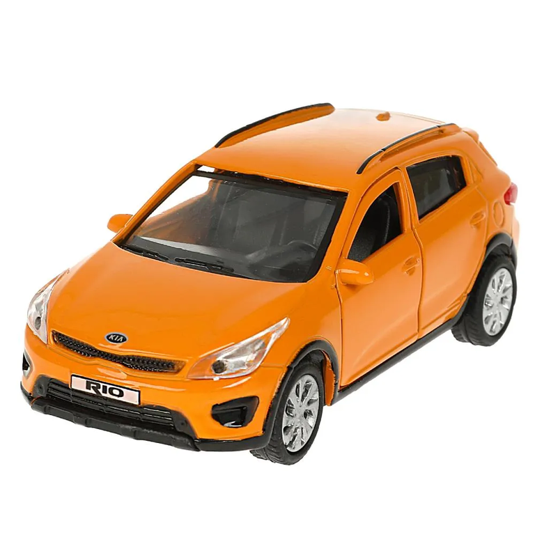 Модель металлическая KIA RIO X длина 12 см оранжевый