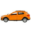 Модель металлическая KIA RIO X длина 12 см оранжевый