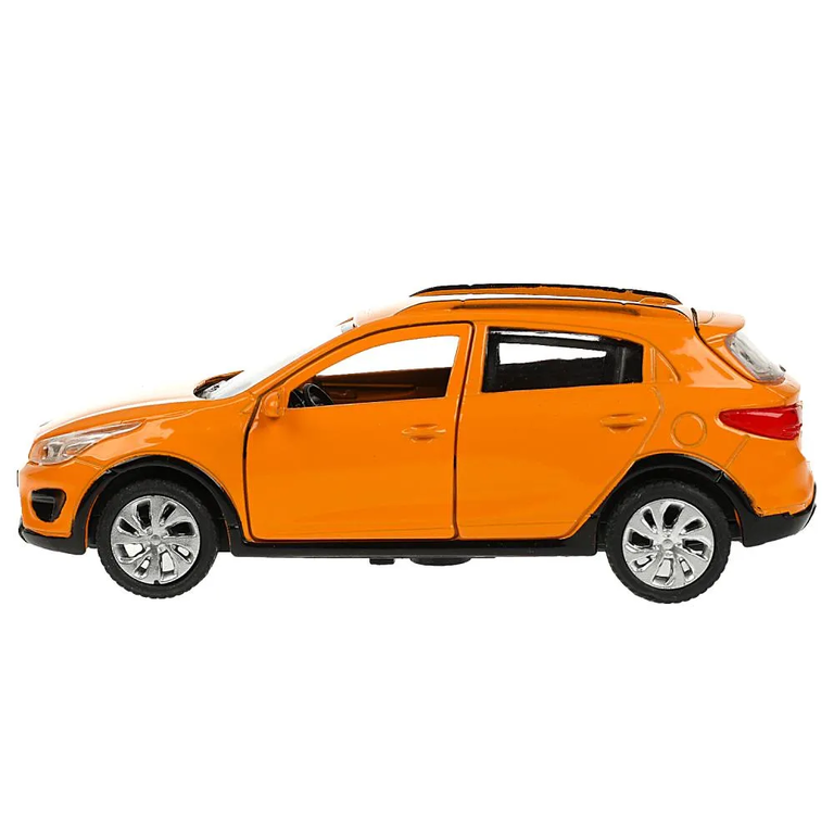 Модель металлическая KIA RIO X длина 12 см оранжевый