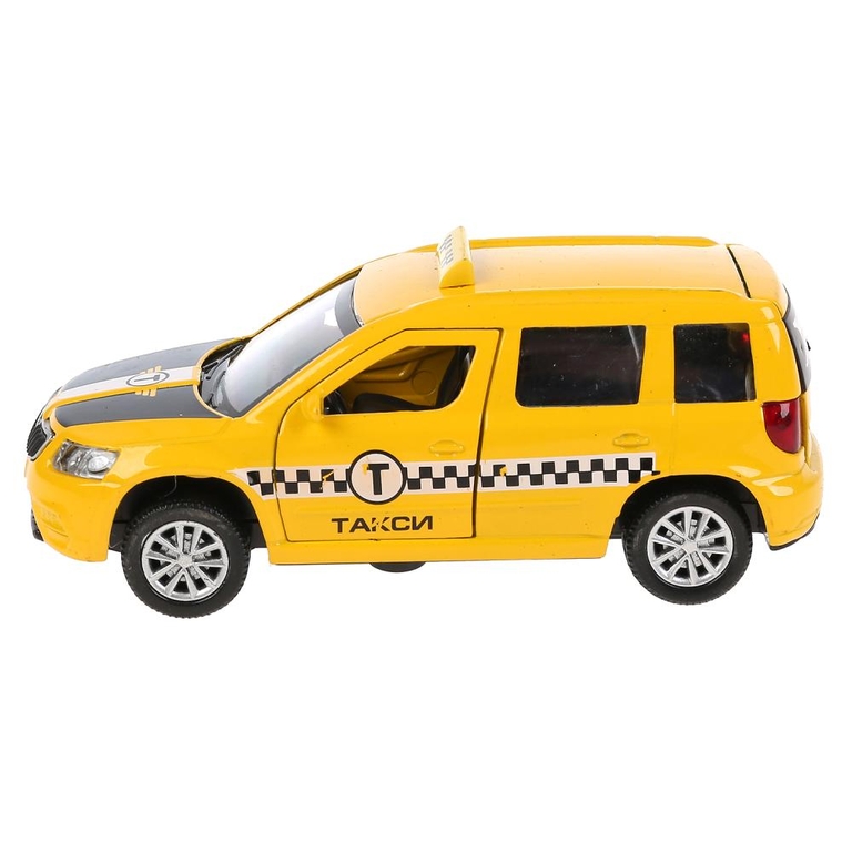 Модель металлическая свет-звук SKODA YETI ТАКСИ 12 cm