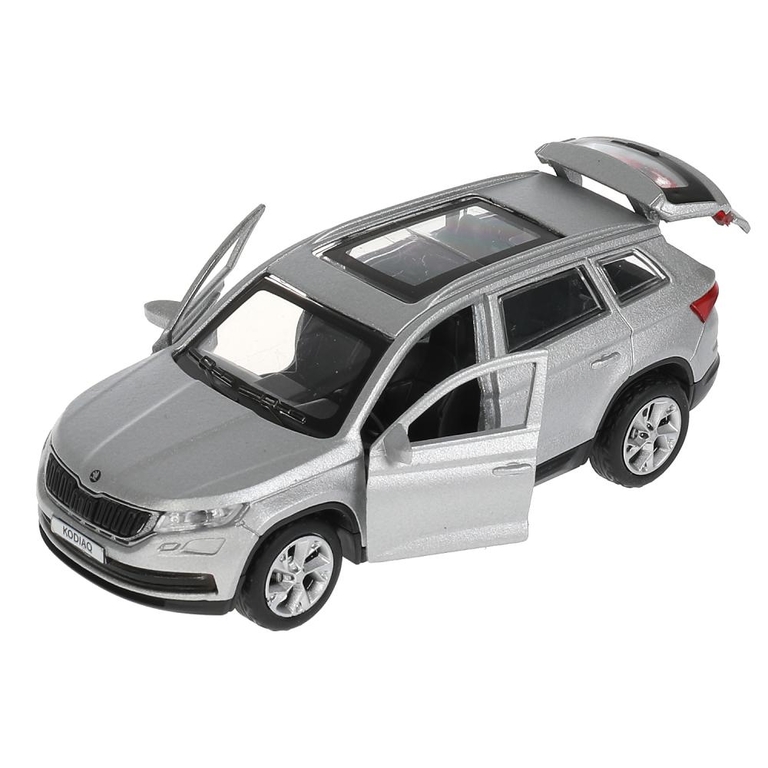 Модель металлическая SKODA KODIAQ МАТОВЫЙ 12 см серый