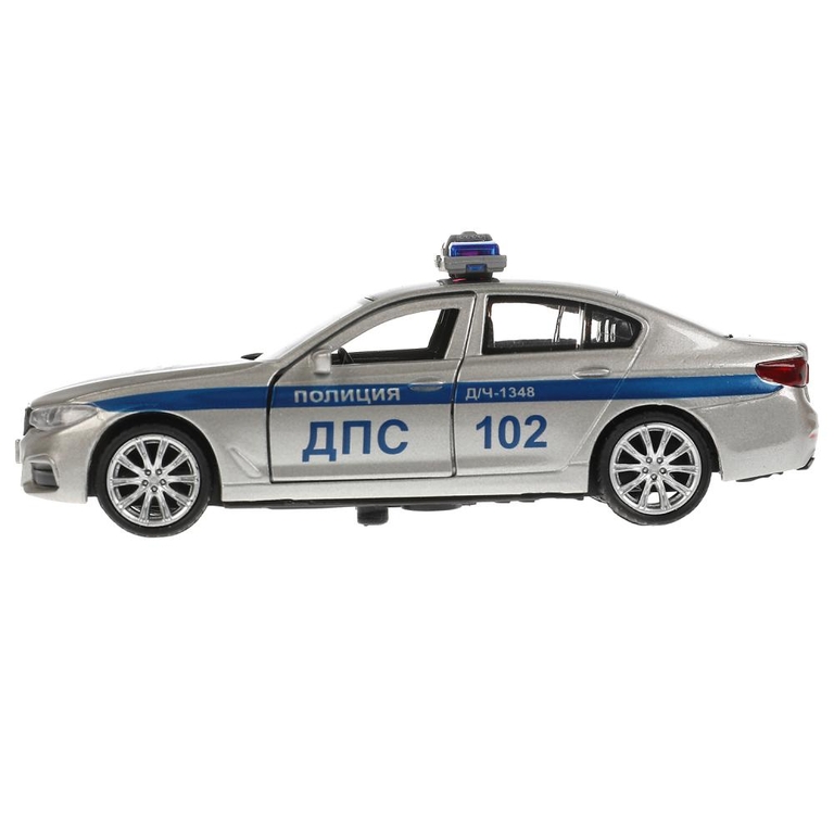 Машина со светом звуком BMW 5-ser M-Sport Полиция серая
