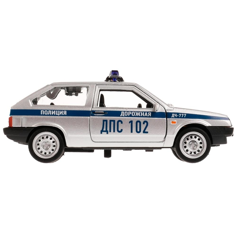 Модель металлическая LADA-2108 "СПУТНИК" 12 см  серебристый