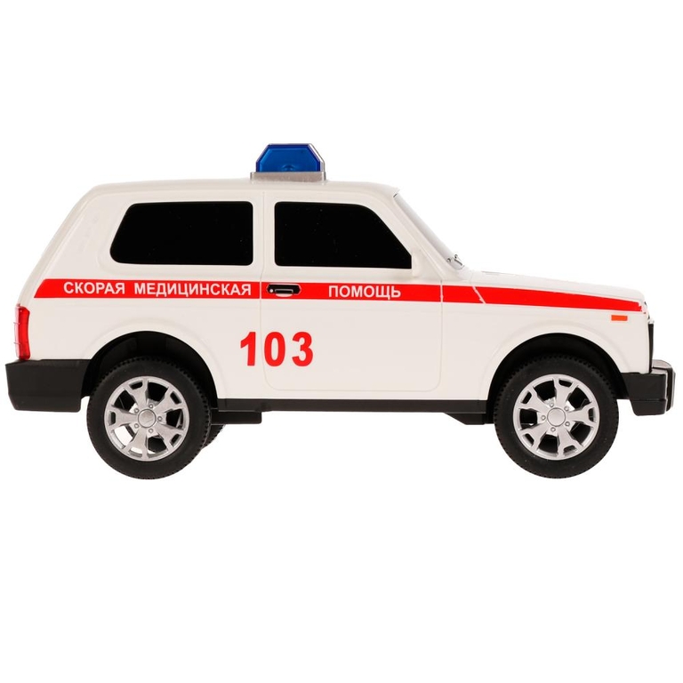 Модель пластиковая LADA 4x4 URBAN СКОРАЯ 19 см