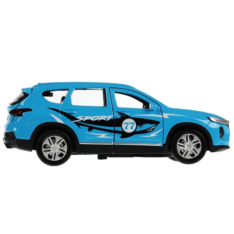 Модель металлическая HYUNDAI SANTAFE SPORT 12 см голубой