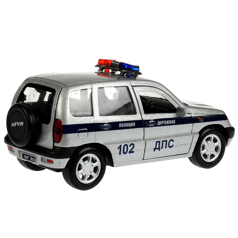 Модель металлическая LADA NIVA ПОЛИЦИЯ 12 см