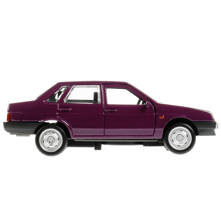 Модель металлическая LADA-21099 "СПУТНИК" 12 см  фиолетовый