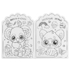 Раскраска Очаровательные зверюшки Раскраска KAWAIi