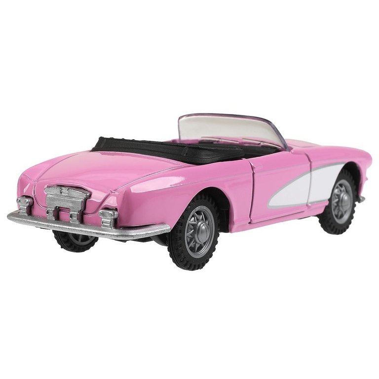 Модель металлическая кабриолет barbie свет - звук 12 см