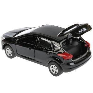 Машина Ford Focus хэтч Черный 12 см
