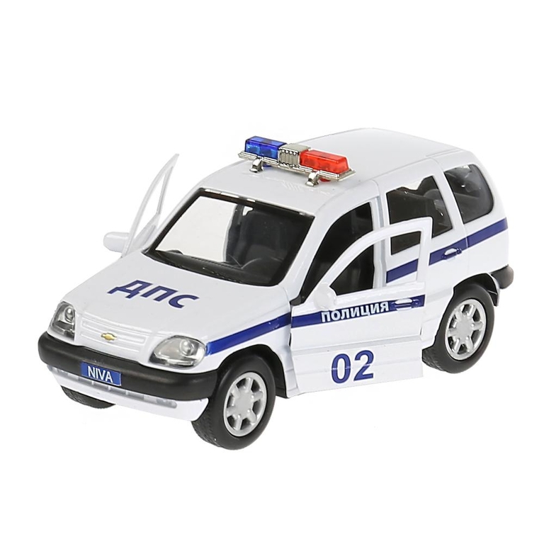 Машина Chevrolet niva Полиция 12 см белая