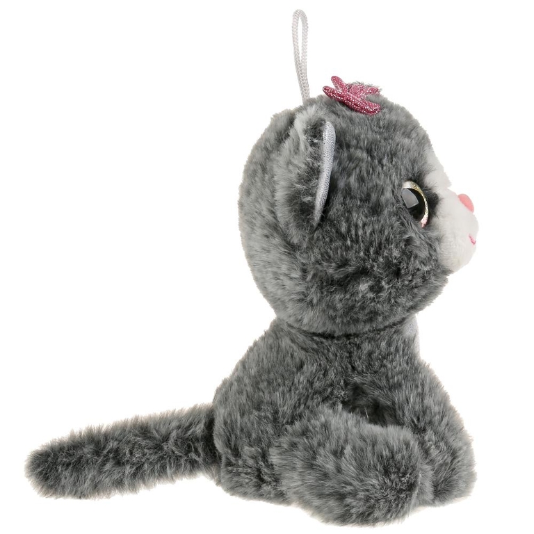 Игрушка мягкая кошка с бантиком, 15см ТМ Мульти-Пульти