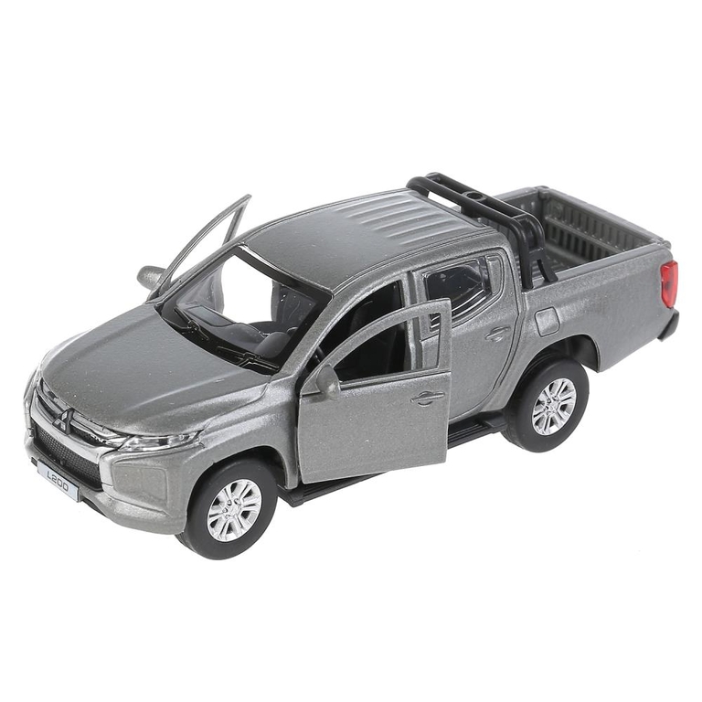 Модель металлическая MITSUBISHI L200 PICKUP матовый серый 13 см