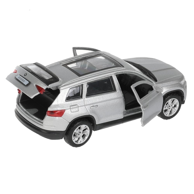 Модель металлическая SKODA KODIAQ МАТОВЫЙ 12 см серый