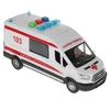 Модель пластиковая свет-звук FORD TRANSIT СКОРАЯ 16 см
