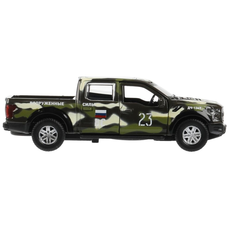 Модель металлическая FORD F150 RAPTOR 12см камуфляж