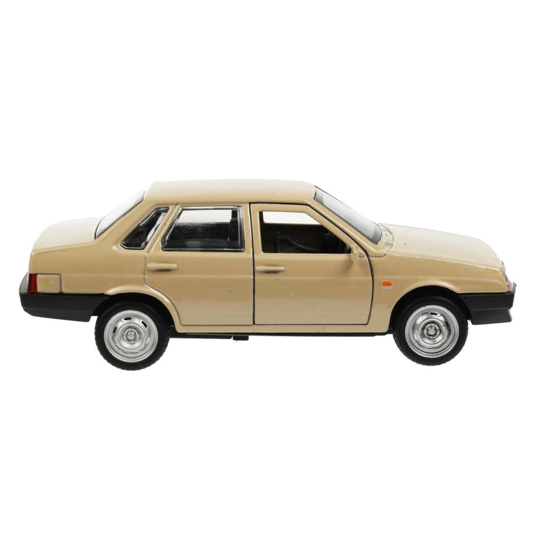 Модель металлическая LADA-21099  СПУТНИК  12 см  бежевый