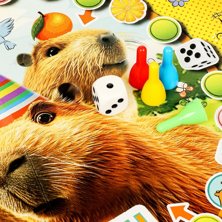 Настольная игра-ходилка Милые капибары