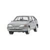 Модель пластиковая LADA LADA - 2114 "SAMARA" без дверей, 11 cm, серебристый