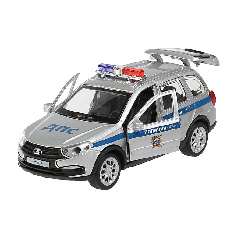 Машина LADA Granta Cross 2019 Полиция 12 см белая ТМ Техно