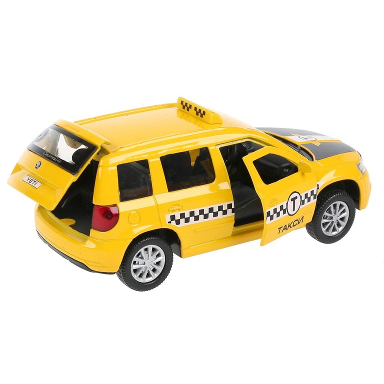 Модель металлическая свет-звук SKODA YETI ТАКСИ 12 cm