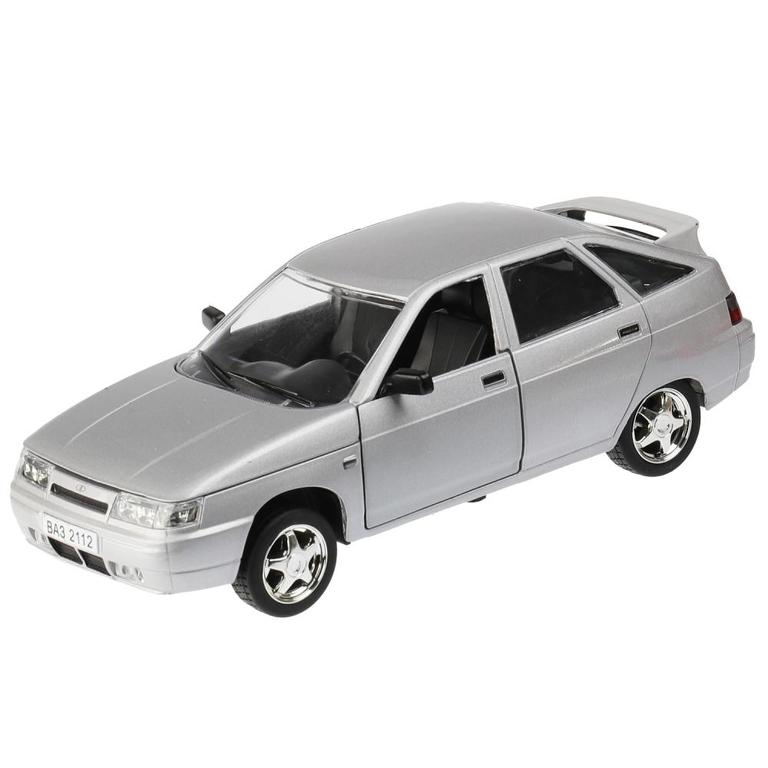 Модель LADA 2112 18 см серебристая ТМ Технопарк