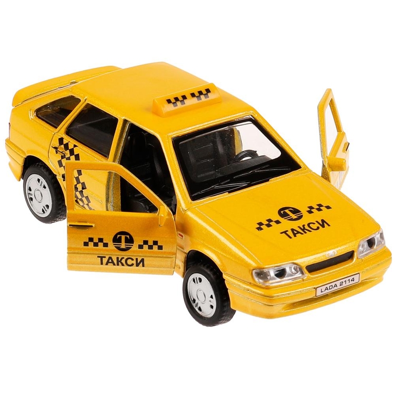 Модель LADA -2114 Samara Такси 12 см ТМ Технопарк