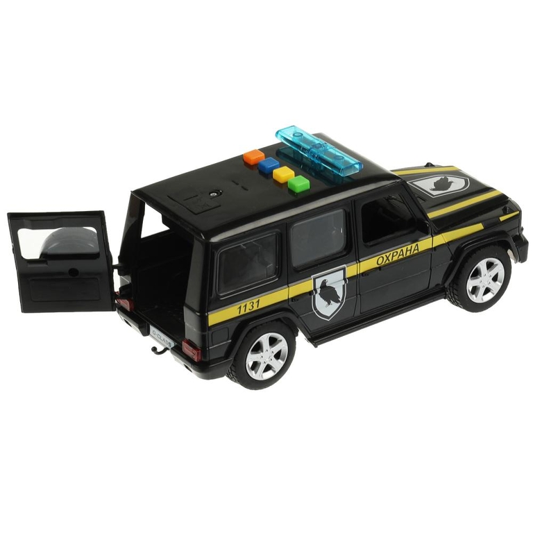 Машина пластик со светом и звуком MERCEDES-BENZ G-CLASS охрана 22 см