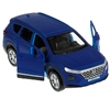 Модель металлическая HYUNDAI SANTAFE длина 12 см  красный