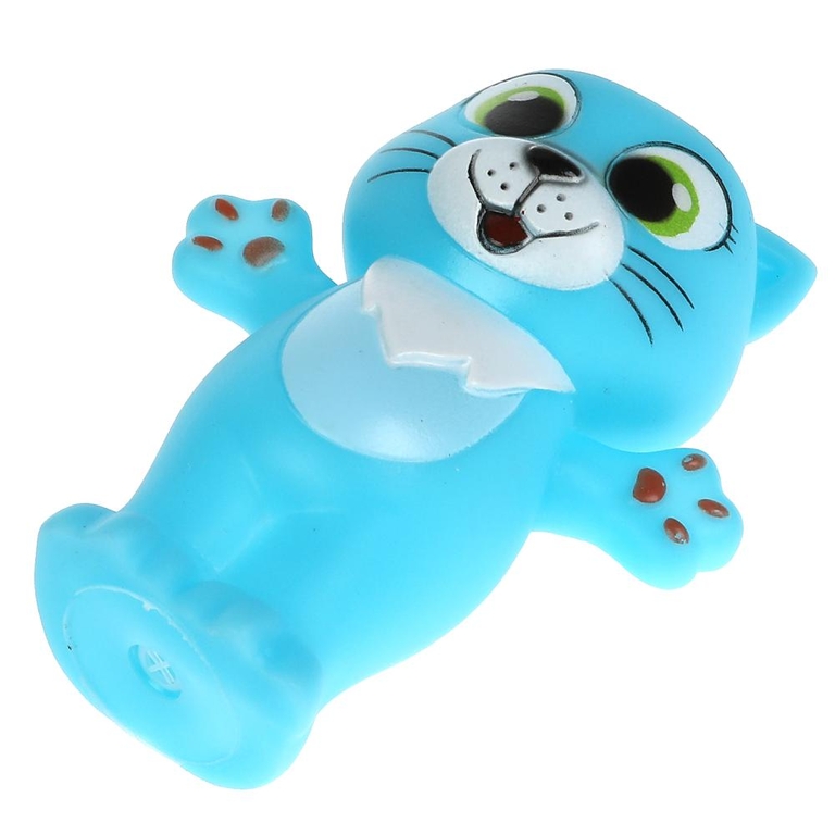 Игрушка для ванны котик 9 см в сетке ТМ Капитошка
