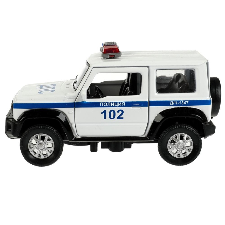 Модель металлическая свет-звук SUZUKI JIMNY ПОЛИЦИЯ 11,5 см