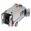 Модель металлическая свет-звук FIAT DUCATO ПОЛИЦИЯ 14 см
