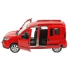Модель металлическая FIAT DOBLO 12 см  красный