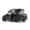 Модель металлическая tesla model x plaid 12 см черный