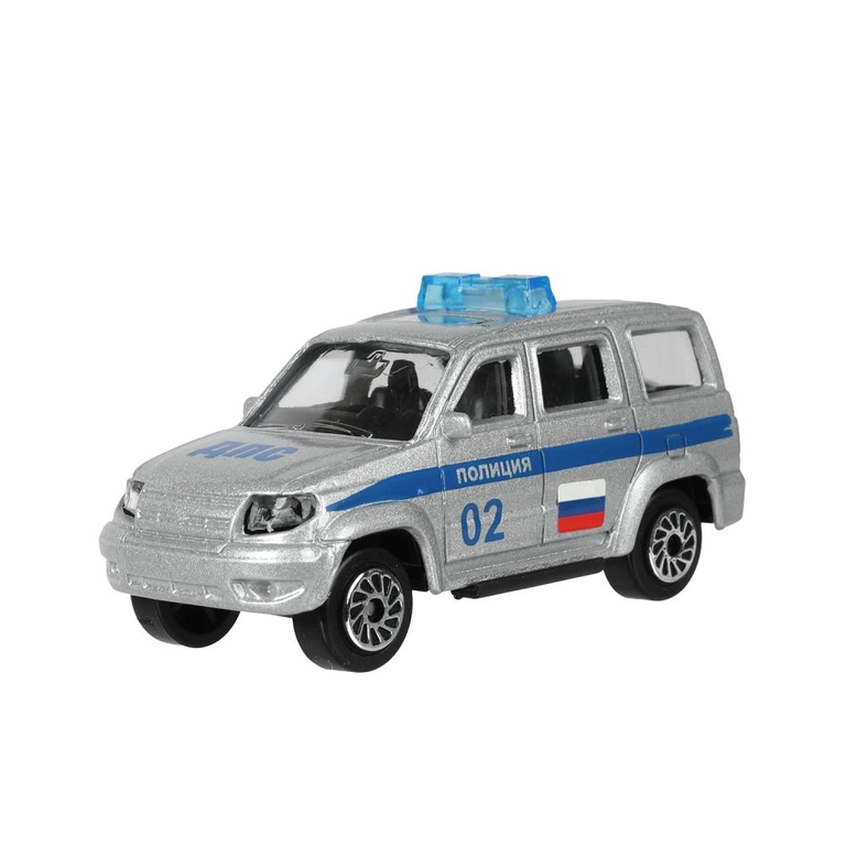 Модель металлическая UAZ ПАТРИОТ 7,5 см и Полицейский Участок 10 см