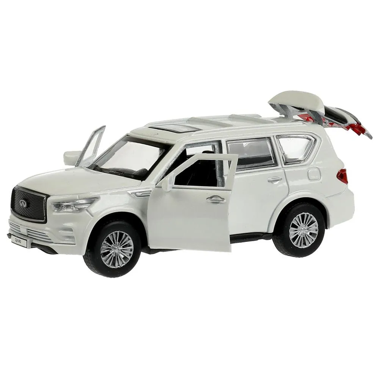 Модель металлическая INFINITI QX80 12,5 см белый