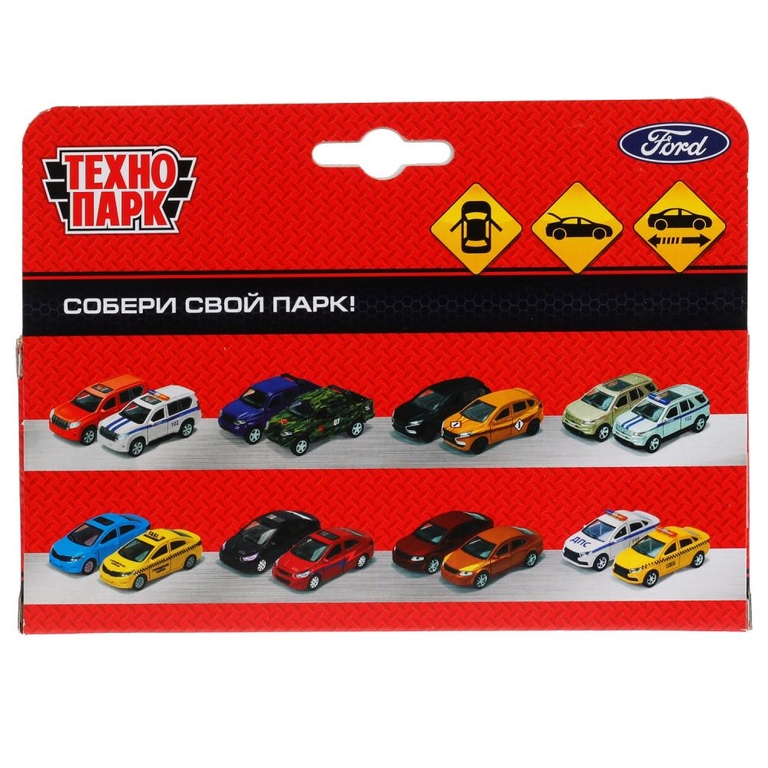 Машина Ford Ranger Пикап 12 см черный матовый