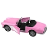 Модель металлическая кабриолет barbie свет - звук 12 см