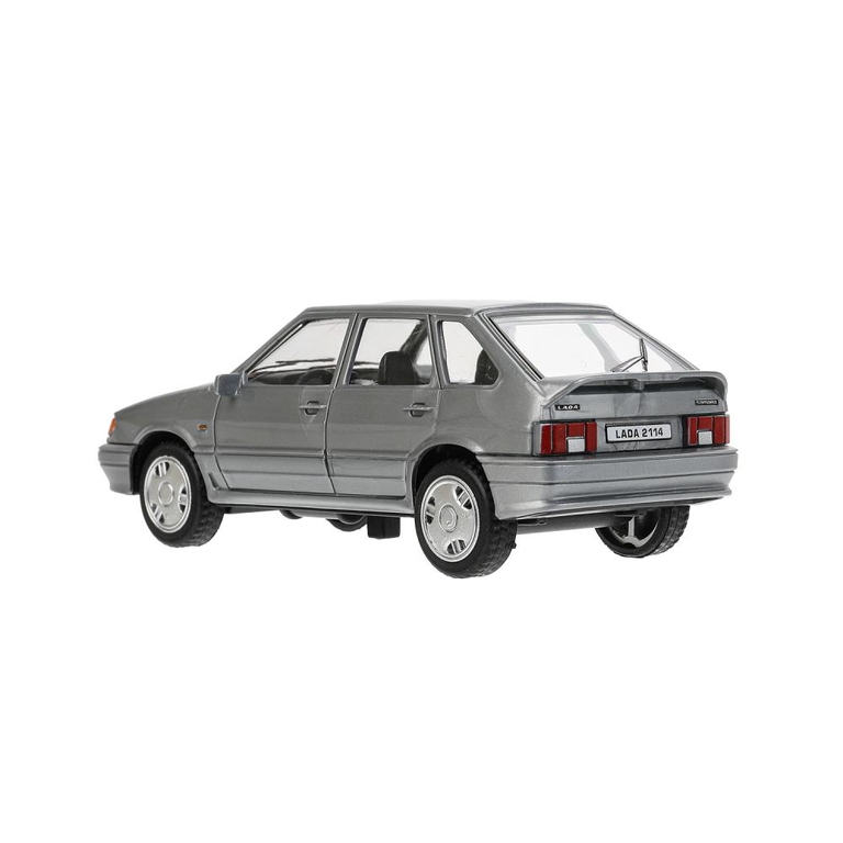 Модель пластиковая LADA LADA - 2114 "SAMARA" без дверей, 11 cm, серебристый