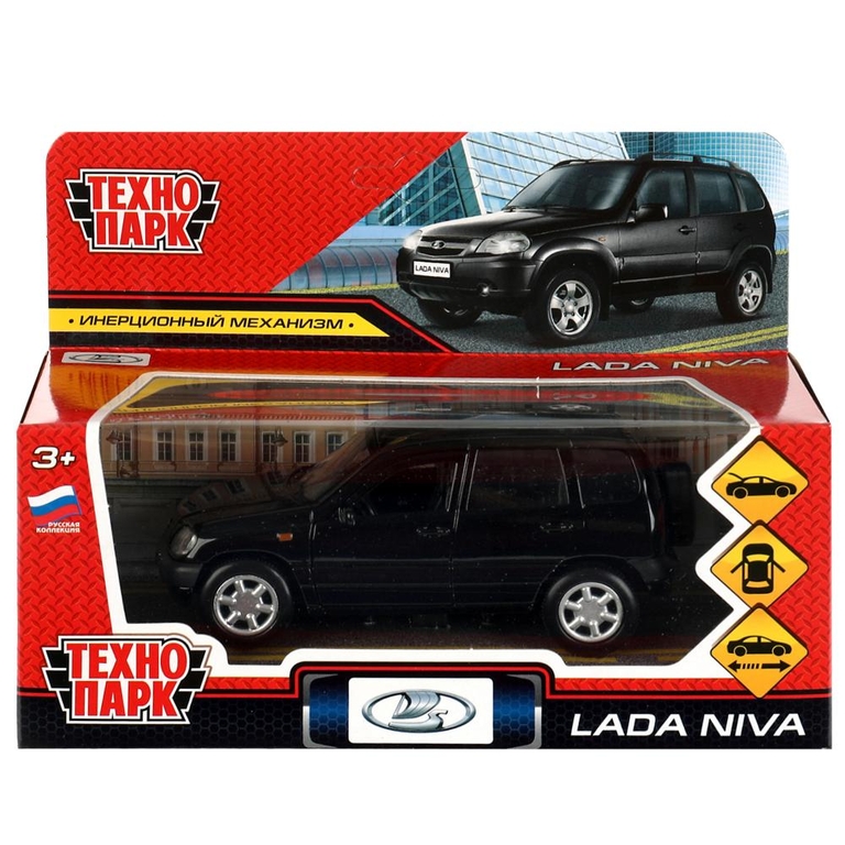 Модель металлическая LADA NIVA длина 12 см
