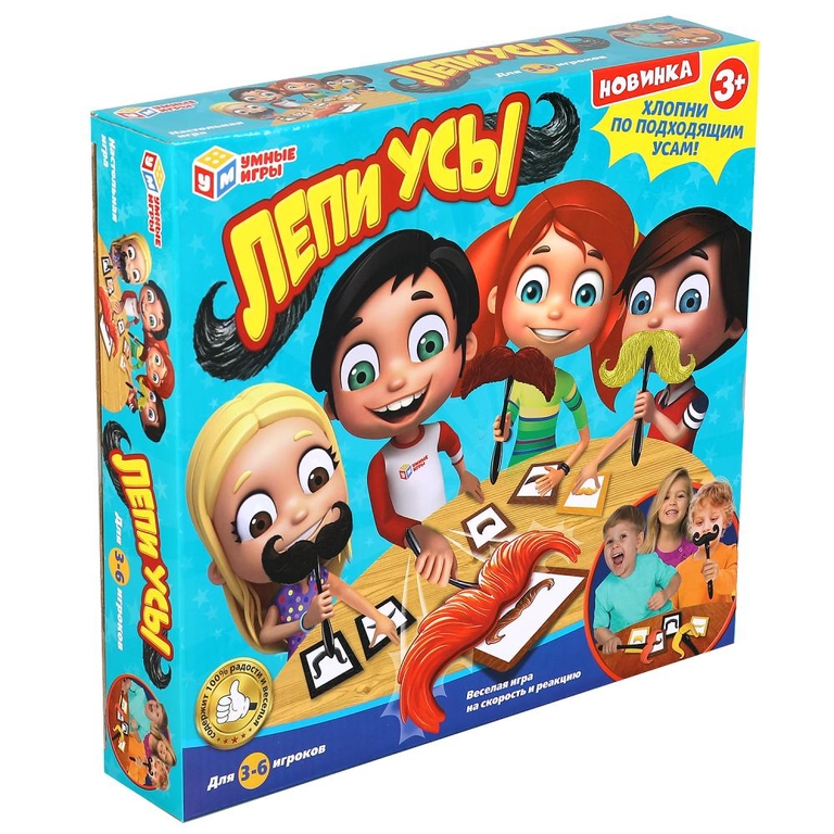 Настольная игра ТМ Умные игры лепи усы